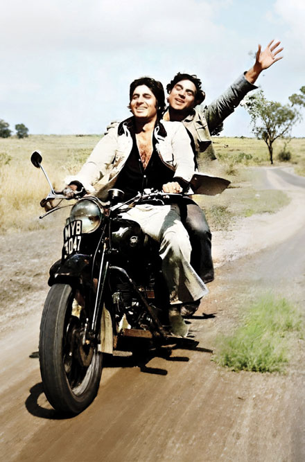 Openthemag's tweet image. Sholay@50: The classic film Sholay, starring #AmitabhBachchan and #Dharmendra, celebrates 50 years in August and the world is aligned with events and tributes, writes @kavereeb t.ly/VJ3l6