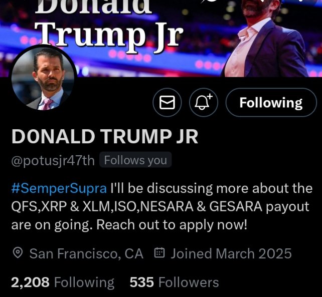 realNesaraG's tweet image. SOMETHING VERY BIG IS COMING SOON
EVERYONE NEEDS TO BE PREPARED ‼️
👇👇👇👇👇👇👇
FOLLOW: @Potusjr47th
