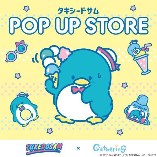 LOFT_YOKOHAMA's tweet image. \予告/
『 #タキシードサム』POP UP STORE
横浜ロフト開催決定!新たな描き下ろし
アートを使用したグッズが多数登場
します。ぜひお楽しみに!
🐧期間:8/2(土)〜8/17(日)
🐧詳細:loft.co.jp/shop_list/info…