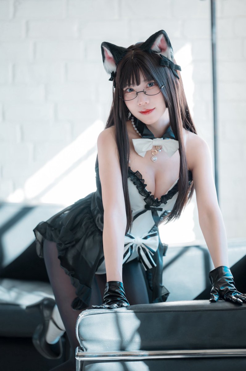hdk124's tweet image. 白黒バニー