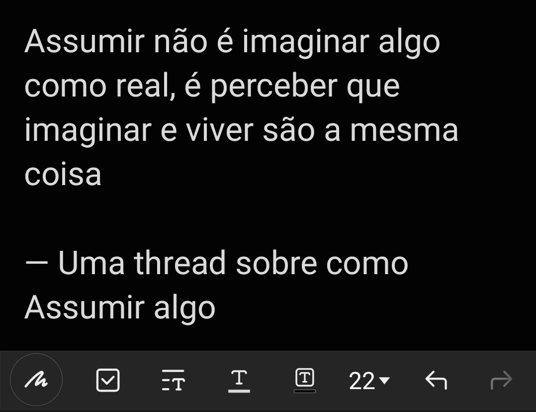 Estou escrevendo uma thread nova. Alguém quer marcação? (Comenta)
