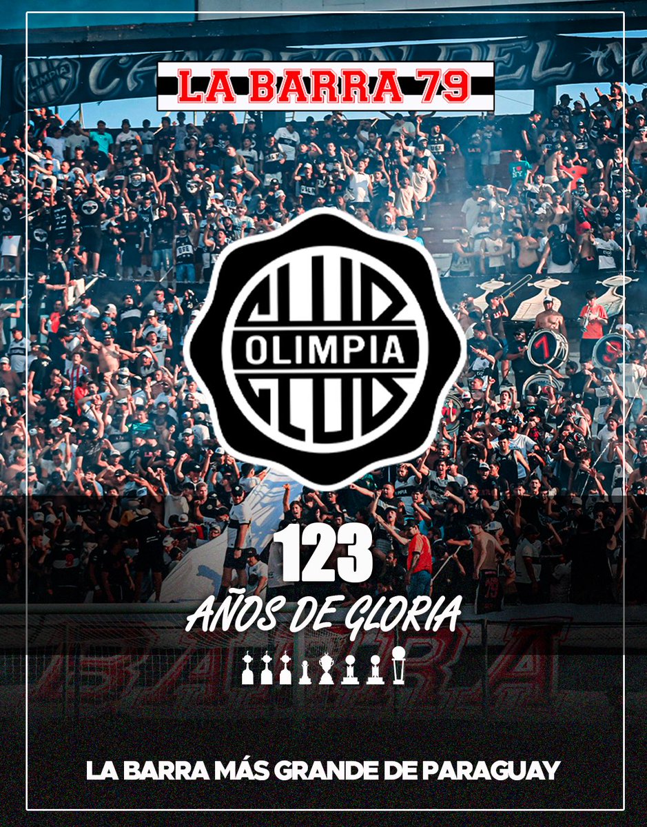 123 AÑOS DE GLORIA 🏆⚪️⚫️⚪️

#LaBarra79 #La79