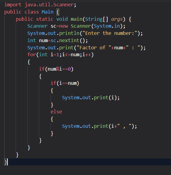 LearnWithAnkit's tweet image. #100DaysOfCode #CodingJourney #dreamjob #letsconnect 
Control Flow Question:-

Write a Program to input a number from user and find all factors of the given number.
Input:
num = 12
Output:
Factors of 12: 1, 2, 3, 4, 6, 12