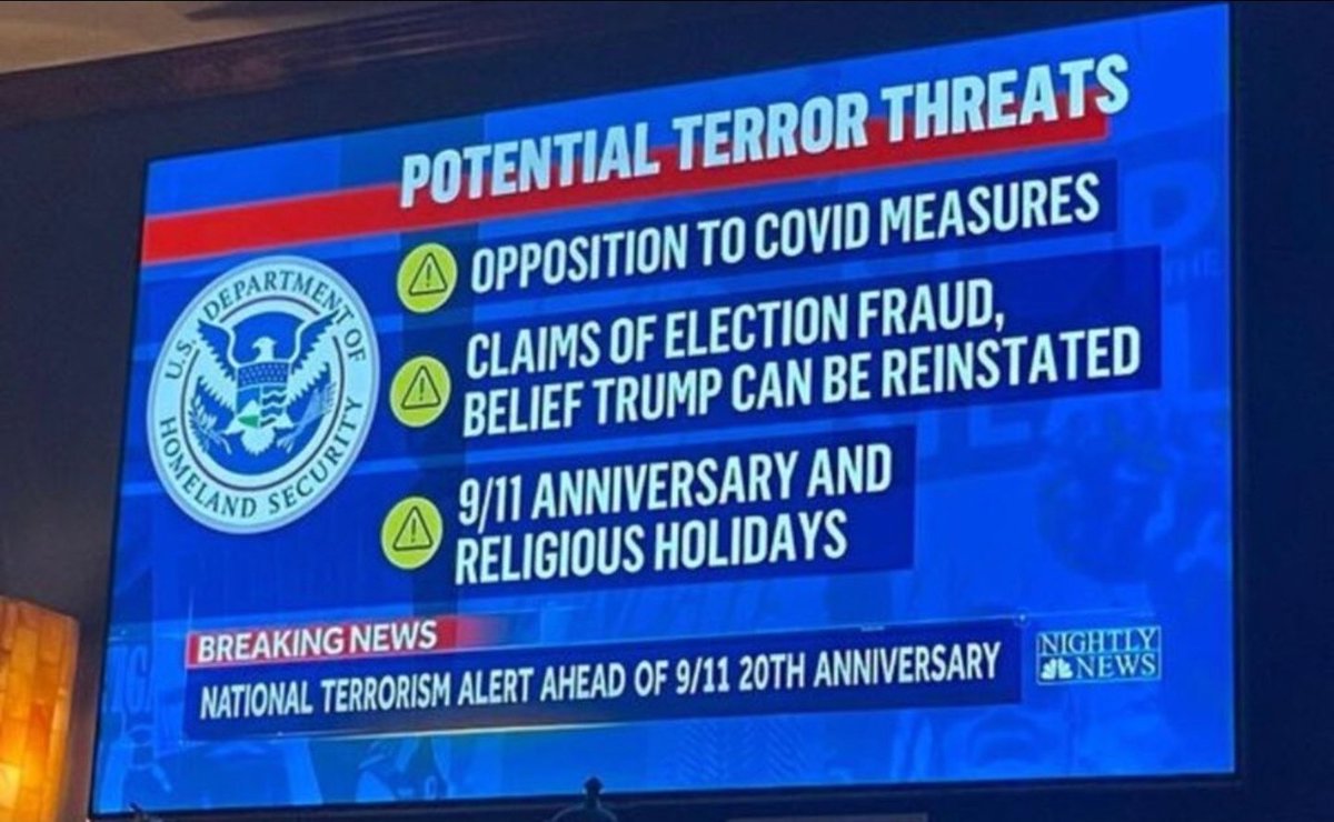 WhyWeFight2020's tweet image. So I guess nobody's going to jail over calling everyone a terrorist for calling BS on covid, declaring election fraud, talking about the truth behind 9/11 and proving the feds terrorized whites... especially traditional catholic whites