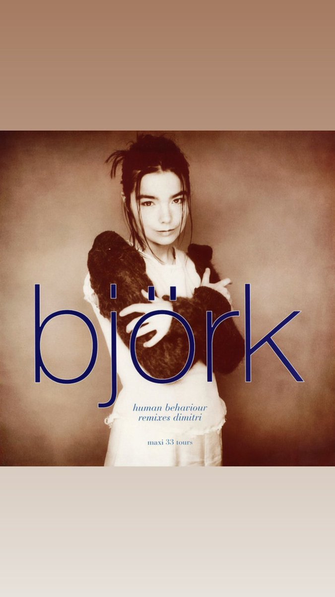 CTIGUIDOO's tweet image. 🎧 ➡️ Björk – Human Behaviour (Remixes Dimitri)
Philippe Zdar Full Bibi Dimitri From Paris 
Photography By – Jean-Baptiste Mondino
Producer – Nellee Hooper