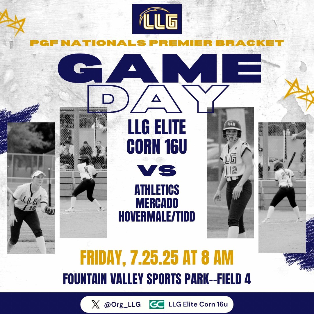 Sadie Jo Hunter 2027▪️RHP (@sadiejohunter27) on Twitter photo 5-0 in PGF Bracket Play!! ✅
6 teams still ALIVE!! 🔥💪
Let’s go LLG ELITE!! ⚡️⚡️💙
Next game is tmr at 8am- Field 4! <a href="/LLGCOACH/">LLG</a> <a href="/TopPreps/">SPORTS NEWS, VIDEOS, GRAPHICS, EXPOSURE & MORE</a> <a href="/SoftballDown/">Down South Softball</a> <a href="/DirectRecruits/">Direct Recruits</a> <a href="/scan1ansports/">ꜱᴄᴀɴʟᴀɴ ꜱᴘᴏʀᴛꜱ™️</a> <a href="/SunilSportsNews/">Sports News By Sunil Sunder Raj</a> <a href="/CoastRecruits/">Coast 2 Coast Recruits</a> <a href="/LineDsoftball/">Line Drive Media</a> <a href="/ExpoRecruits/">Expo Recruits</a> <a href="/IHartFastpitch/">I❤️Fastpitch</a> <a href="/nxt1sports/">NXT 1</a> <a href="/GoMVB/">GoMVB Sports - Recruit Content for College Coaches</a> 5-0 in PGF Bracket Play!! ✅
6 teams still ALIVE!! 🔥💪
Let’s go LLG ELITE!! ⚡️⚡️💙
Next game is tmr at 8am- Field 4! <a href="/LLGCOACH/">LLG</a> <a href="/TopPreps/">SPORTS NEWS, VIDEOS, GRAPHICS, EXPOSURE & MORE</a> <a href="/SoftballDown/">Down South Softball</a> <a href="/DirectRecruits/">Direct Recruits</a> <a href="/scan1ansports/">ꜱᴄᴀɴʟᴀɴ ꜱᴘᴏʀᴛꜱ™️</a> <a href="/SunilSportsNews/">Sports News By Sunil Sunder Raj</a> <a href="/CoastRecruits/">Coast 2 Coast Recruits</a> <a href="/LineDsoftball/">Line Drive Media</a> <a href="/ExpoRecruits/">Expo Recruits</a> <a href="/IHartFastpitch/">I❤️Fastpitch</a> <a href="/nxt1sports/">NXT 1</a> <a href="/GoMVB/">GoMVB Sports - Recruit Content for College Coaches</a>