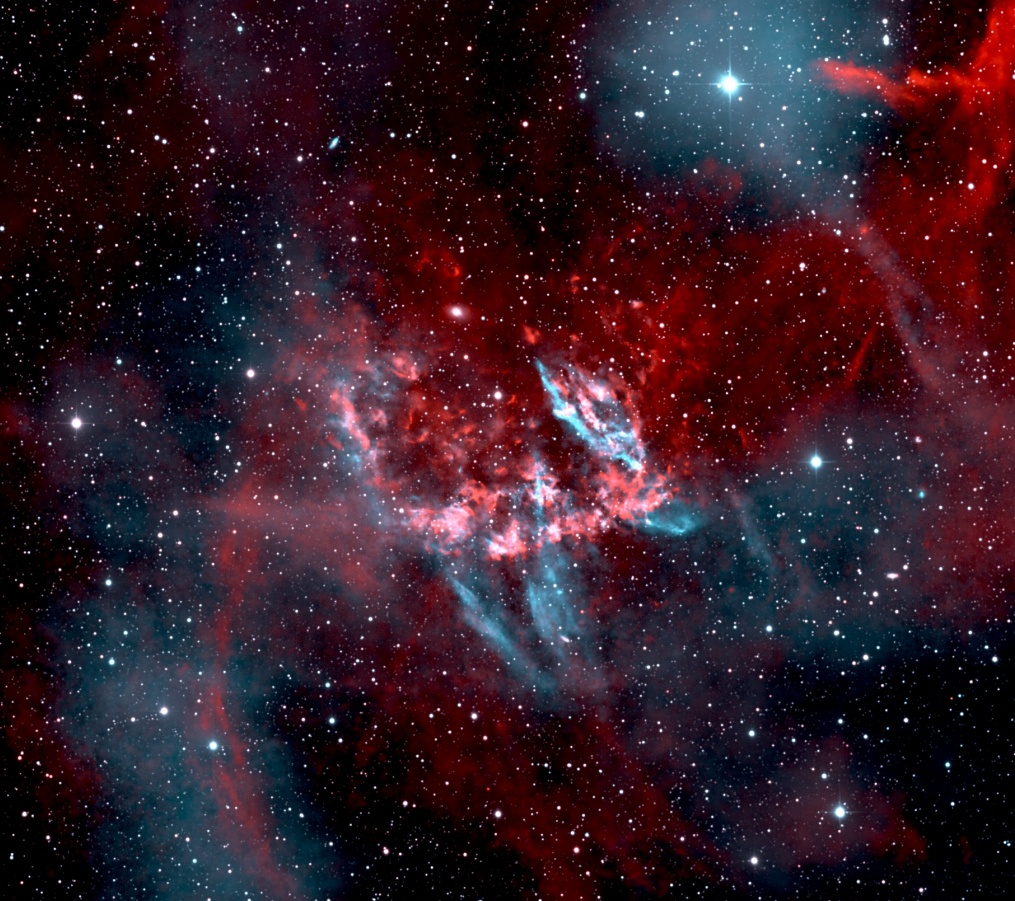 cosmos4u's tweet image. The Ejecta Nebula Around the Wolf-Rayet Star WR 71: arxiv.org/abs/2507.17946 -&amp;gt; &quot;Deep H and [O III] images suggests that new and substantially deeper imaging reconnaissance of WR star nebulae compared to earlier surveys may lead to additional WR ring nebula detections&quot;.