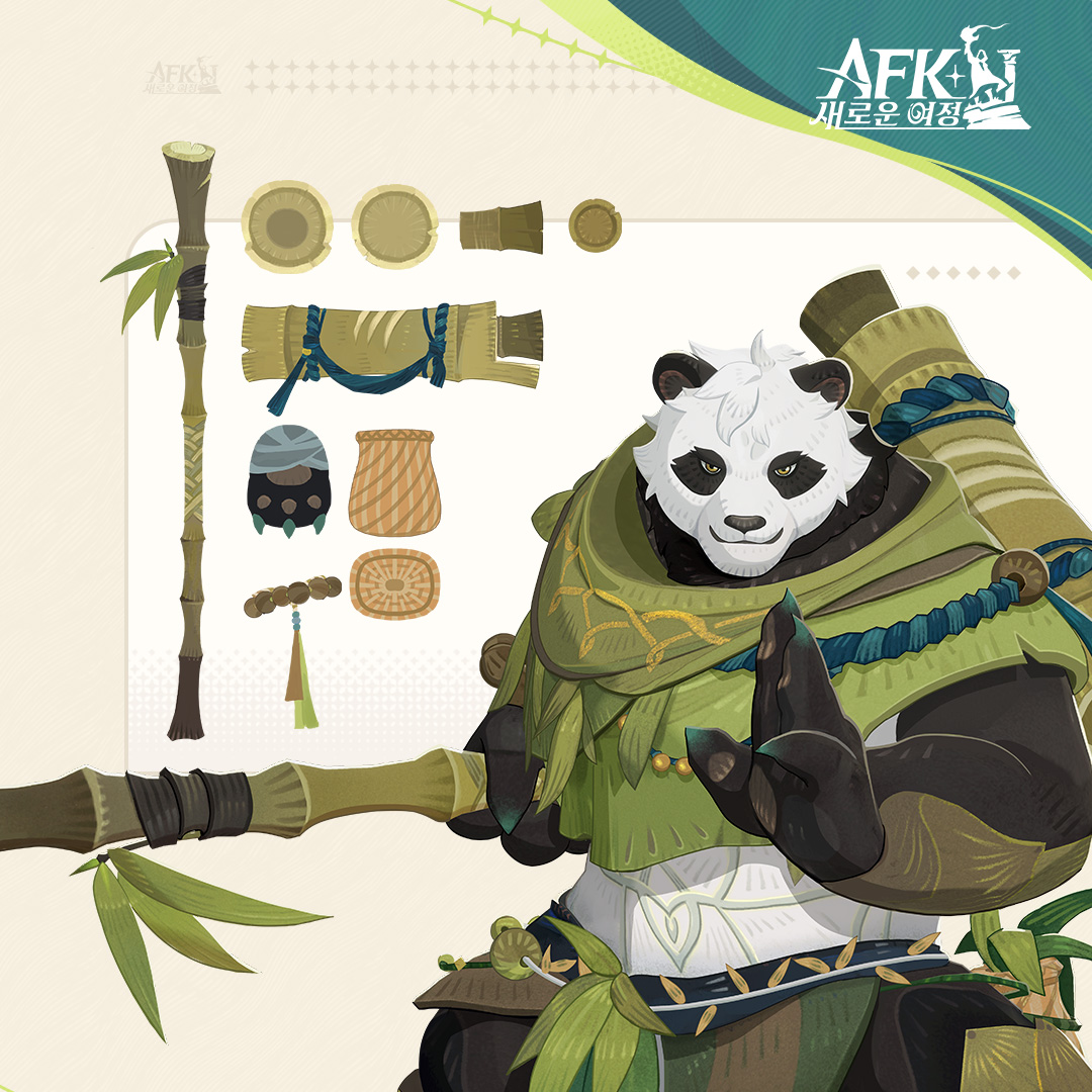 AFK_journey_KR's tweet image. [개발자 노트] 죽림의 나그네 - 판

땅거미 숲 깊은 곳의 무술 고수, 판이 등장합니다!
겸손한 성품과 자연과의 깊은 교감 속에서, 그는 전투마다 침착한 강인함을 발휘합니다.

#AFK새로운여정