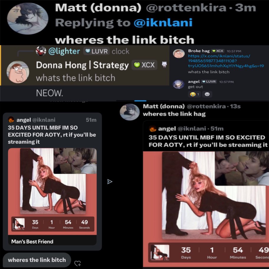 wuyangsbf's tweet image. donna expose thread OH DESPERATEONNA @rottenkira