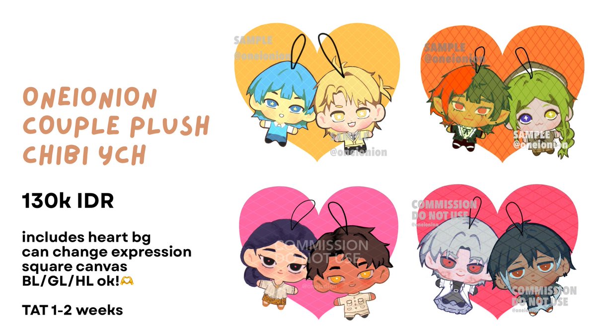 oneionion's tweet image. [URGENT] Chibi Commissions OPEN 

(ina only) i need as much as i can utk SKS kuliah

— custom half body/icon &amp;amp; full body
— ych plush (art only)
— 5 slots but waitlist available!! i need the $$ so if i havent reached the target i will still accept🥲

#artidn #zonakaryaid