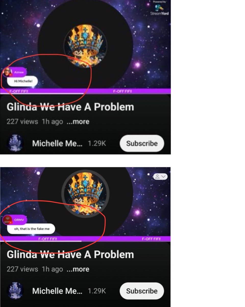 bronwenlthomas's tweet image. Michelle trying so hard to explain @OurRecollection and her many sock accounts and the fact she keeps on making mistakes when commenting on many YouTube lives
Funniest thing ever 🤣🤣🤣🤣