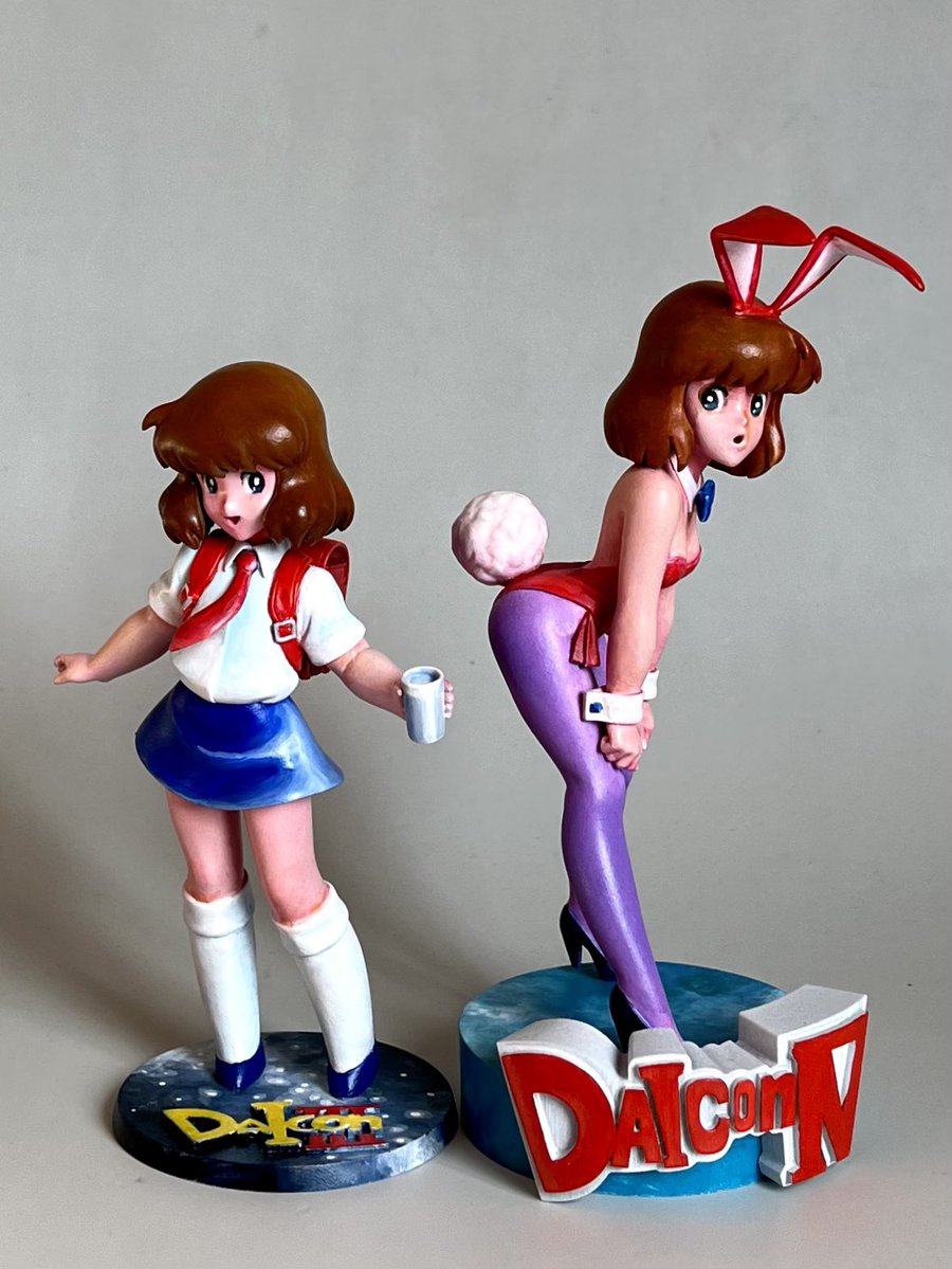 machtoranoana's tweet image. ジロー模型 ワンフェス2025年の夏のお品書きです。
DAICONⅢならびにDAICONⅣオープニングアニメーションの女の子 Ⅳ原型スタジオ蓮いしだしんいち 各1万2千円 在庫僅少 よろしくおねがいします。再販を紹介しきれないかもしれません 卓で直接お尋ねください #ワンダーフェスティバル2025夏…