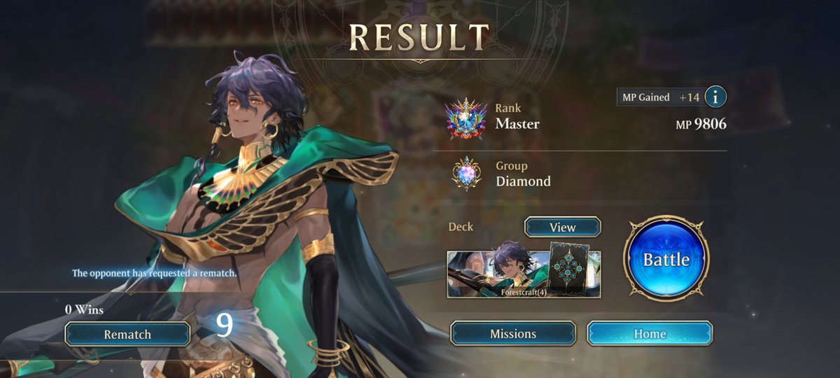 Opponent is on Ward Haven: Opponent has requested a rematch!

Nice try lmfao