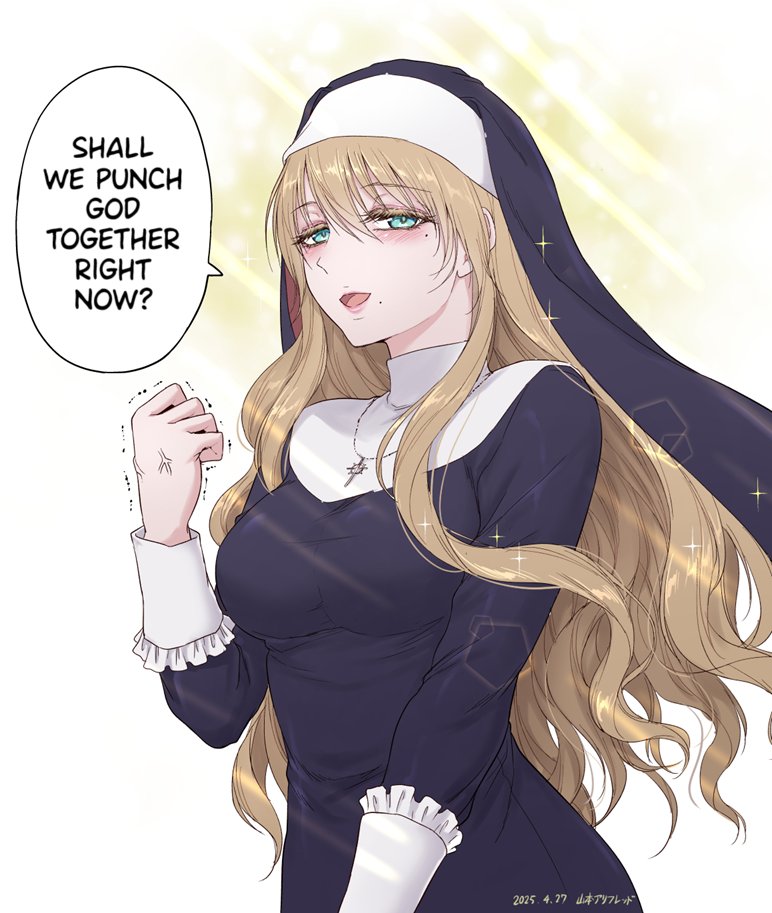 English Version! [To this day, Sister supports those burdened with their sadness.] 
