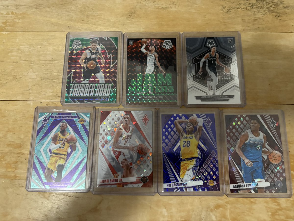 JFVV0912's tweet image. Here are some pulls from the past from Phoenix and Mosaic
Jabari 81/125
Hachimura 43/275
Edwards 155/275
#TBBCrew #nba #TradingCards