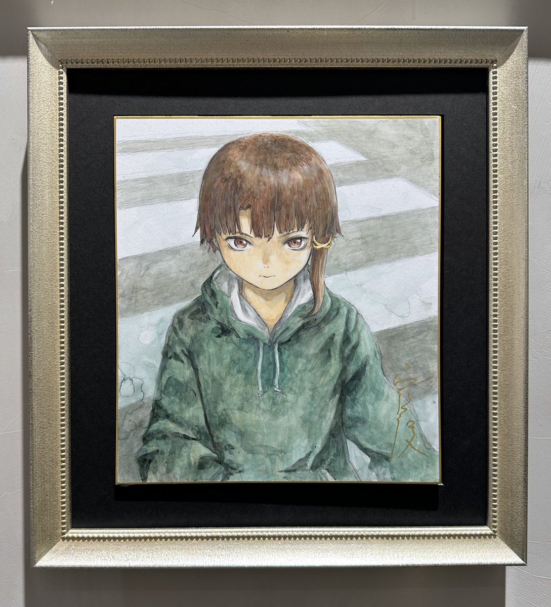 DS_spacecaiman's tweet image. 【円環帰点 #安倍吉俊 画業30周年記念展】
<新規描き下ろし原画のお知らせ!>
7/26(土)のオープンより、
新しい描き下ろし色紙原画を2点、販売いたします!
色紙サイズ、中型色紙サイズに、
それぞれ玲音とラッカが描かれた貴重な原画です。
実物は会場にて展示中です!…