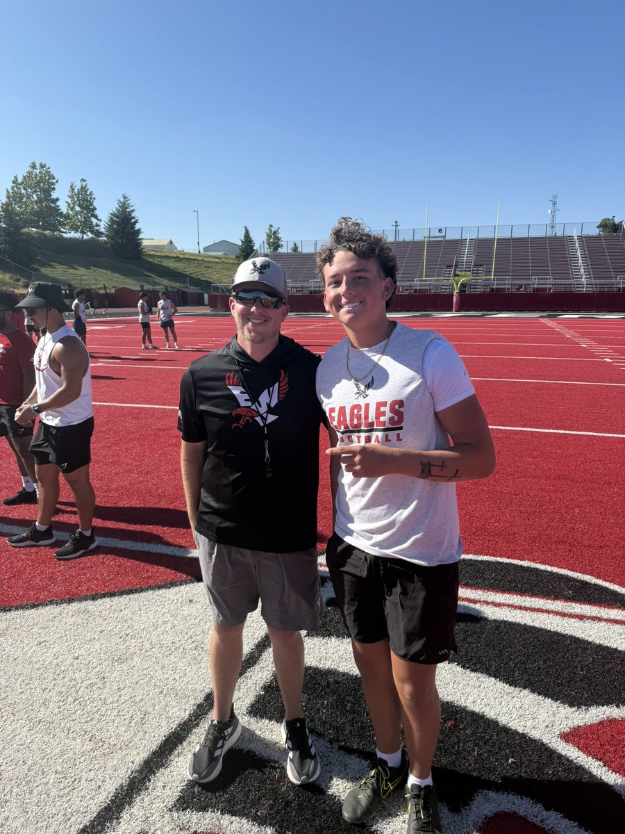 _treyarnold_'s tweet image. Had a great time competing at @EWUFootball camp today. Great to talk with @CoachAnderson_M and @Coach_Heffler . Blessed to be called out for Best on Best at the end!  @CoachCBrink @Coach_TMACK @CoachBestEWU @MissionBayFball @LBCoachTate @Coach_KHarris16