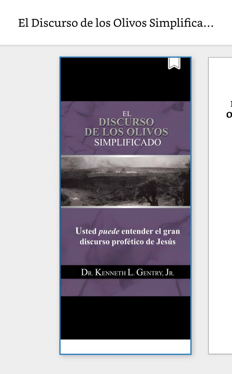 Excelente libro para entender Mateo 24 desde una perspectiva preterista parcial.

 <a href="/TeologiaD/">Teología Digital</a> gracias por la recomendación hermano.