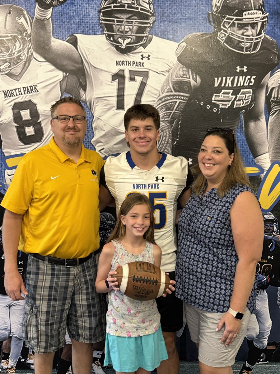 Dylan Graves (@dylangraves26) on Twitter photo After a great conversation with <a href="/Coach_Gaul/">Thomas Gaul, MOL, CSCS</a> I am excited to announce my first official offer from <a href="/NPUFootball/">North Park Football</a>! Thank you for this opportunity. Thank you to my lord Jesus Christ for the ability to play the game I love.
<a href="/CoachBender11/">Egan Bender</a> @prentice_f <a href="/CoachRook/">Kyle Rooker</a> After a great conversation with <a href="/Coach_Gaul/">Thomas Gaul, MOL, CSCS</a> I am excited to announce my first official offer from <a href="/NPUFootball/">North Park Football</a>! Thank you for this opportunity. Thank you to my lord Jesus Christ for the ability to play the game I love.
<a href="/CoachBender11/">Egan Bender</a> @prentice_f <a href="/CoachRook/">Kyle Rooker</a>