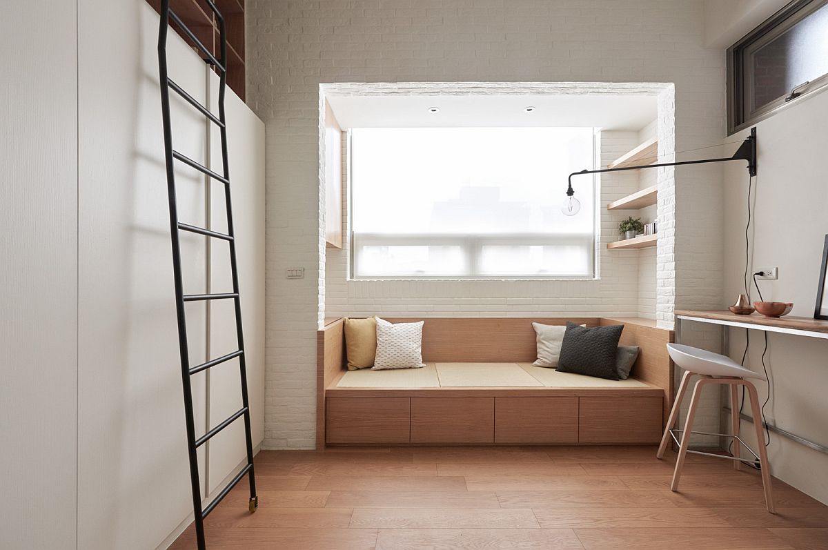 mezzanine apartemen studio modern minimalis