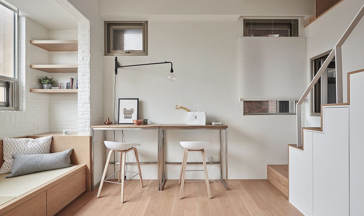 mezzanine apartemen studio modern minimalis