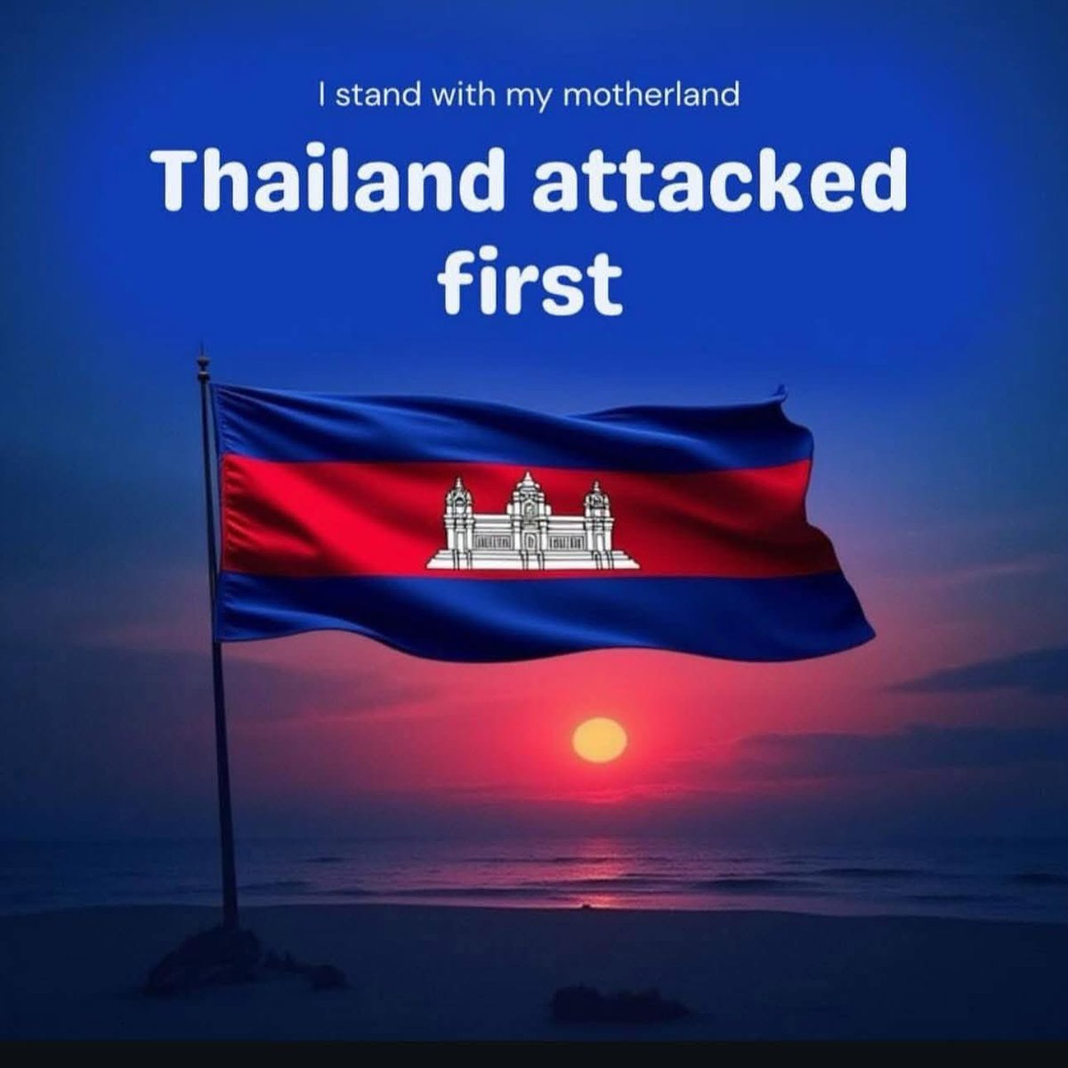 JanRecord's tweet photo. On 24 July 2025, 
Thailand launched six missiles into Cambodian territory first. As a result, Cambodia has the legitimate right to defend itself and protect its national sovereignty and territorial integrity.

#ThailandStartedTheWar
#JusticeForCambodia
#cambodianeedpeace https://t.co/GA8t1CKjMj
