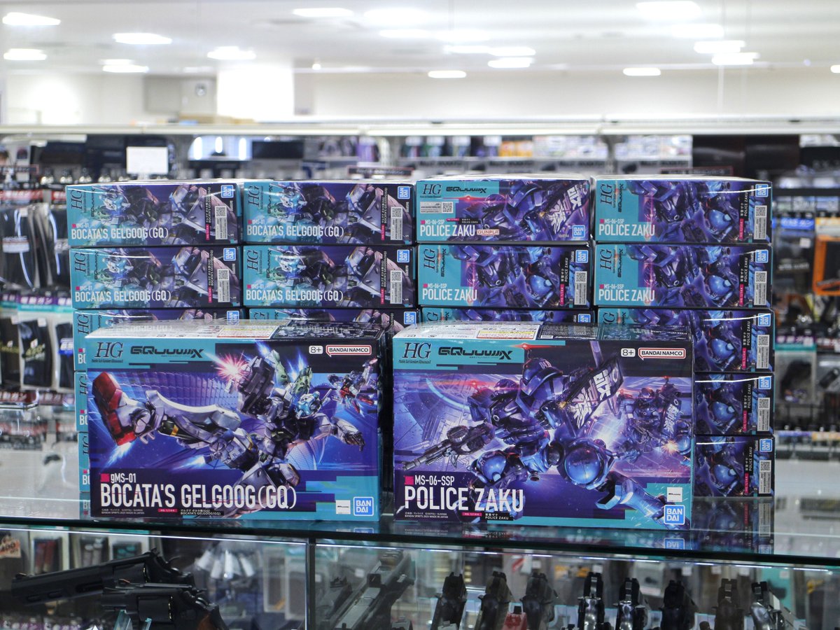 PH_atsugi's tweet image. ガンプラ再入荷
ゲルググ ボカタ機(GQ)
軍警ザク
先日に引き続き、ジークアクス関連HGが再入荷
現時刻から陳列いたします!
売り切れの際はご容赦ください。(源)