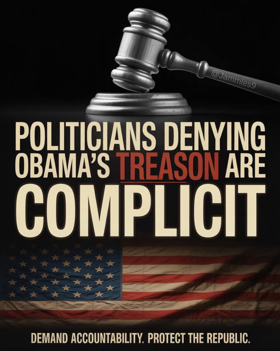 Sassafrass_84's tweet image. It's way past time to demand accountability and protect our republic.
Arrest Obama. Idc if it's a pipe dream. We need justice.