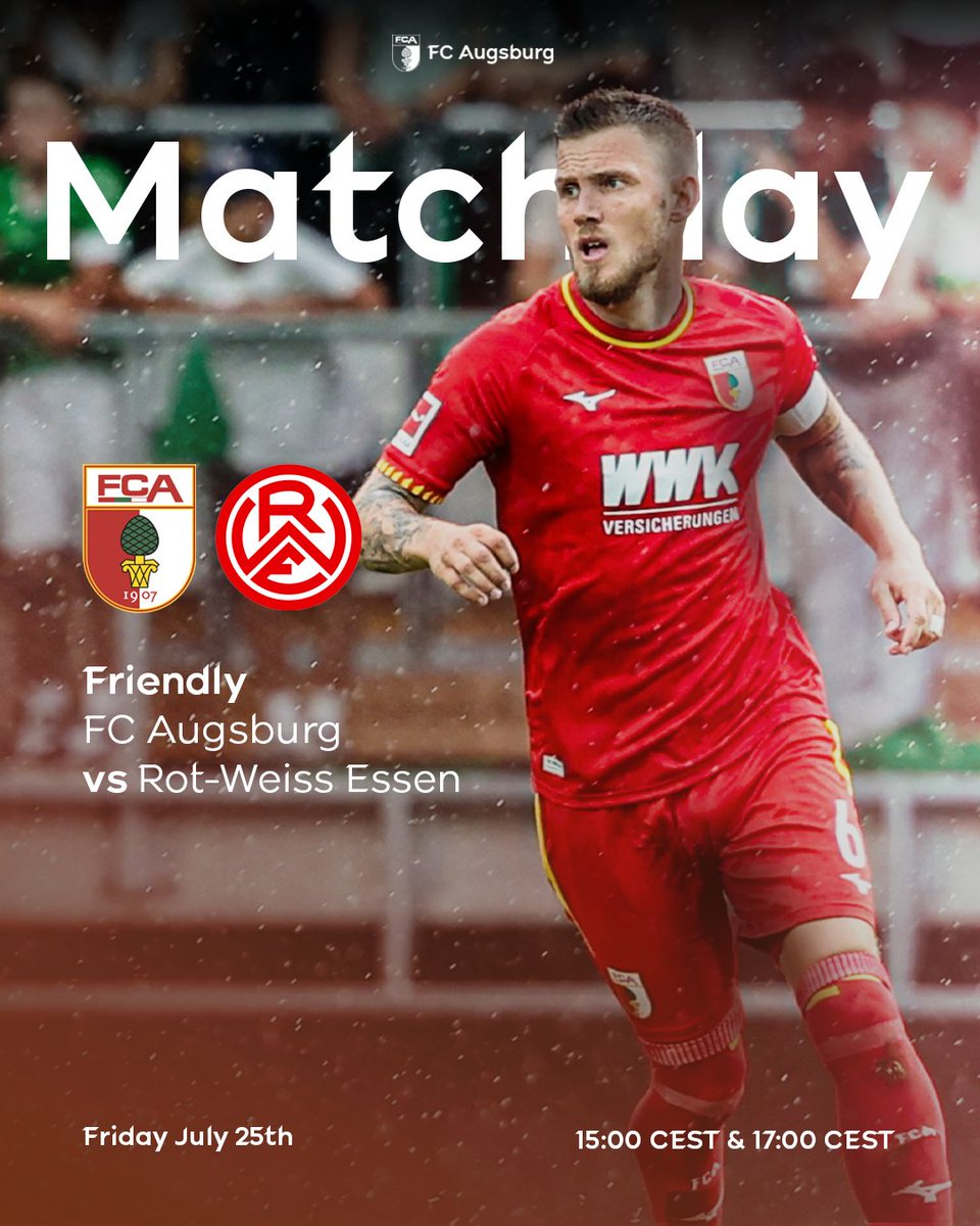 FCA_World's tweet image. Double test today as we play Rot-Weiss Essen 𝙩𝙬𝙞𝙘𝙚 ⚽⚽
📺 Watch both games live from home with the FCA TV pass 🎟fca07.com/Vorbereitungsp…