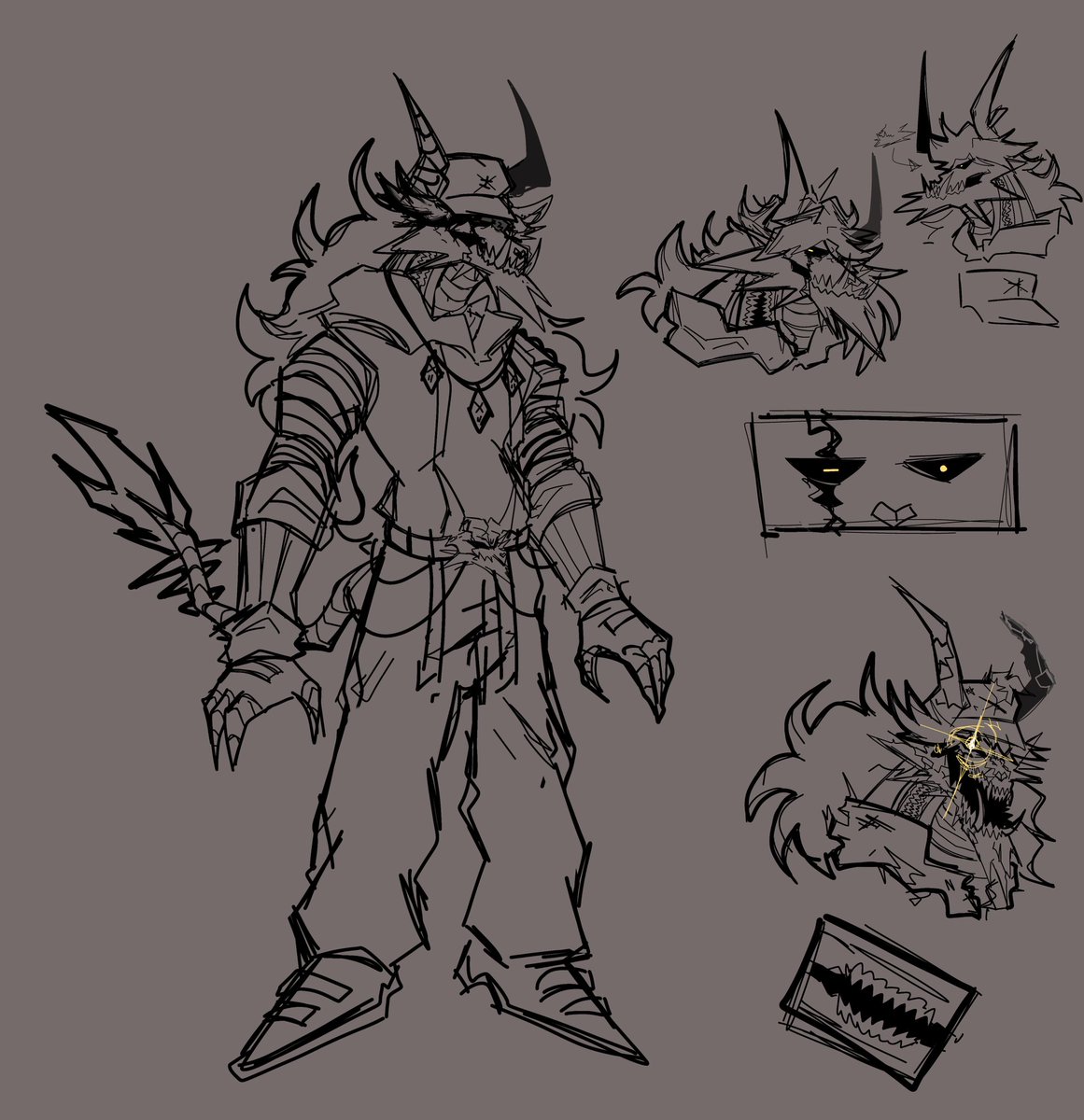 FbMu159516's tweet image. Drawings from several months ago that I haven't posted yet.