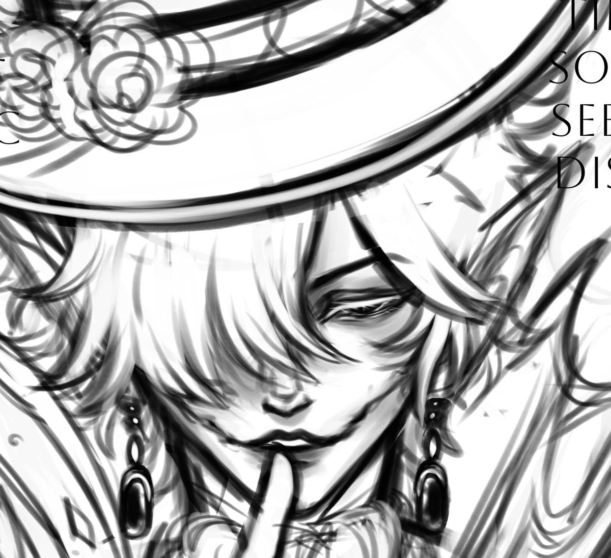 CrecyBEE's tweet image. Art teaser WIP. #cremebruleeecookie #blacksapphirecookie