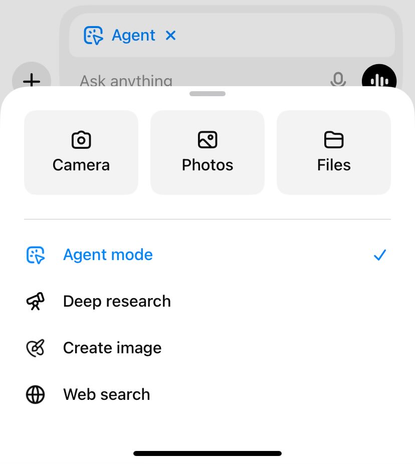 thenielspace's tweet image. Got up this morning and saw “Agent mode”. Will this make up for GPT-5 delay?