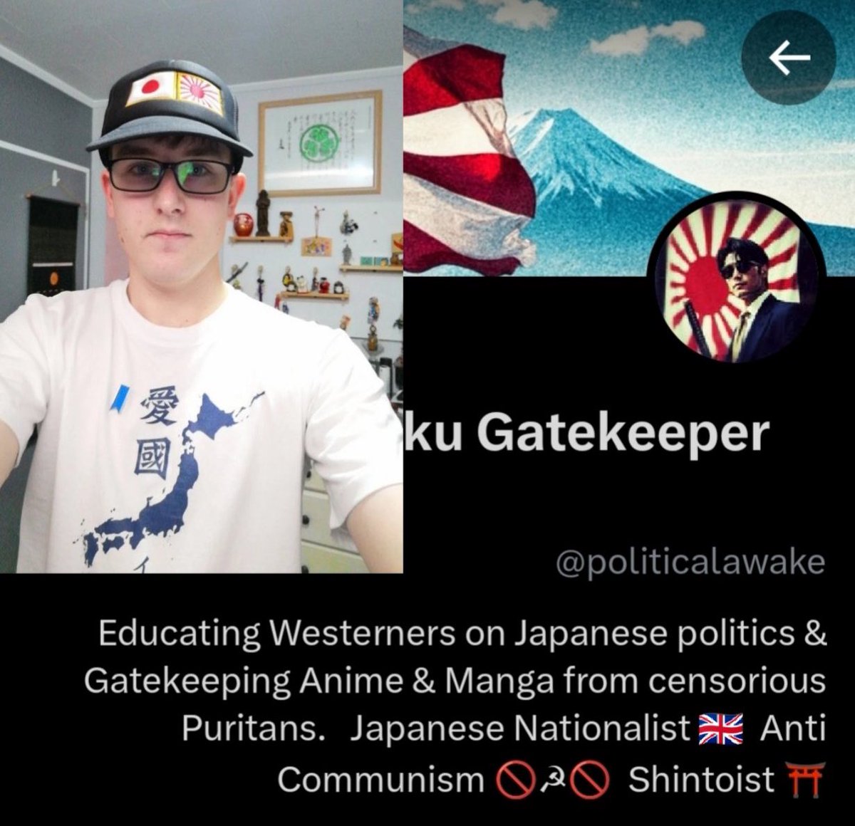 SoulOfBolshevik's tweet image. This guy has a fetish for Japanese people and is anti-communism