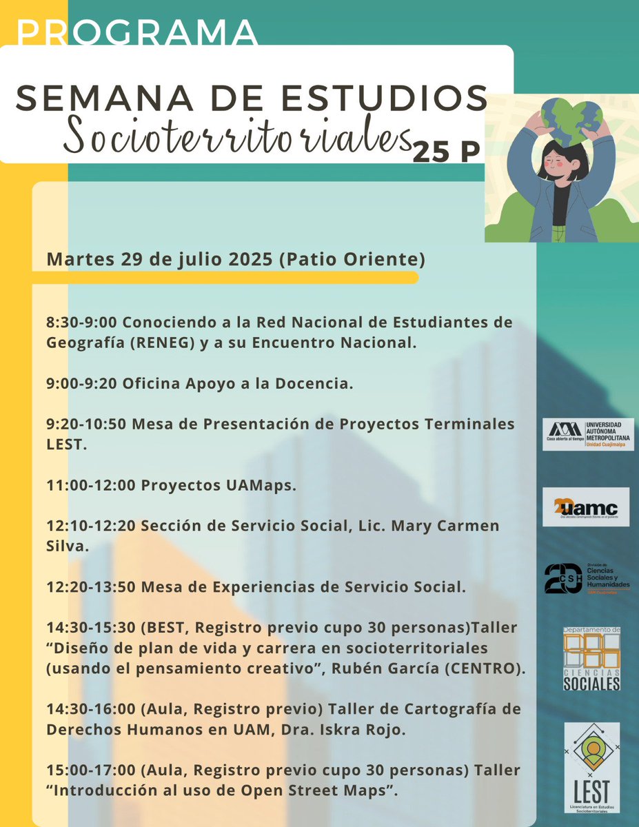 Licenciatura en Estudios Socioterritoriales tweet media