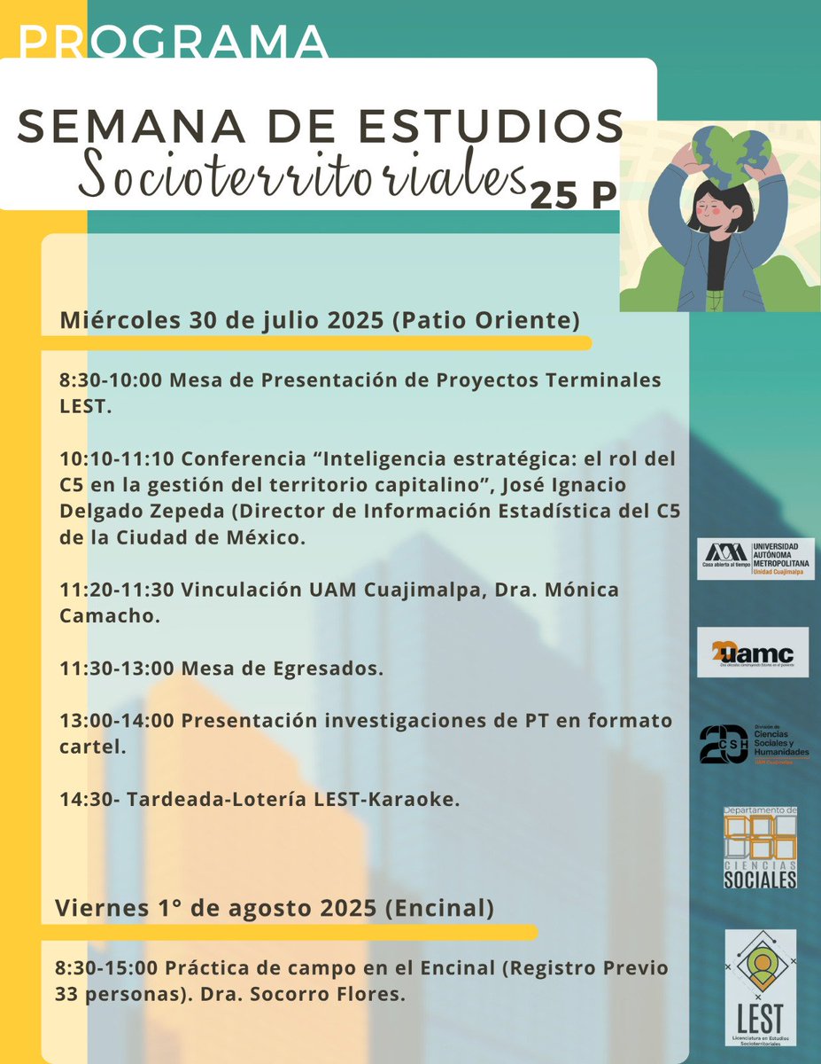 Licenciatura en Estudios Socioterritoriales tweet media
