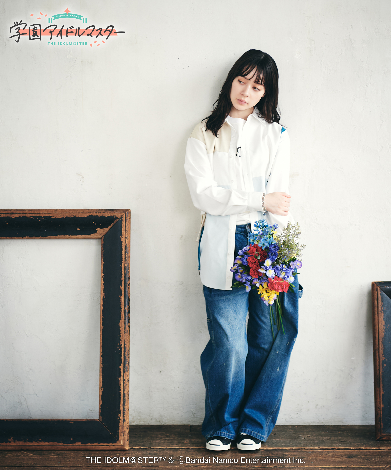 学マス×gladgarb【篠澤広 フーディー(XL 新品)】glamb パーカー バンダイとファッションブランド「glamb」のコラボプロジェクト