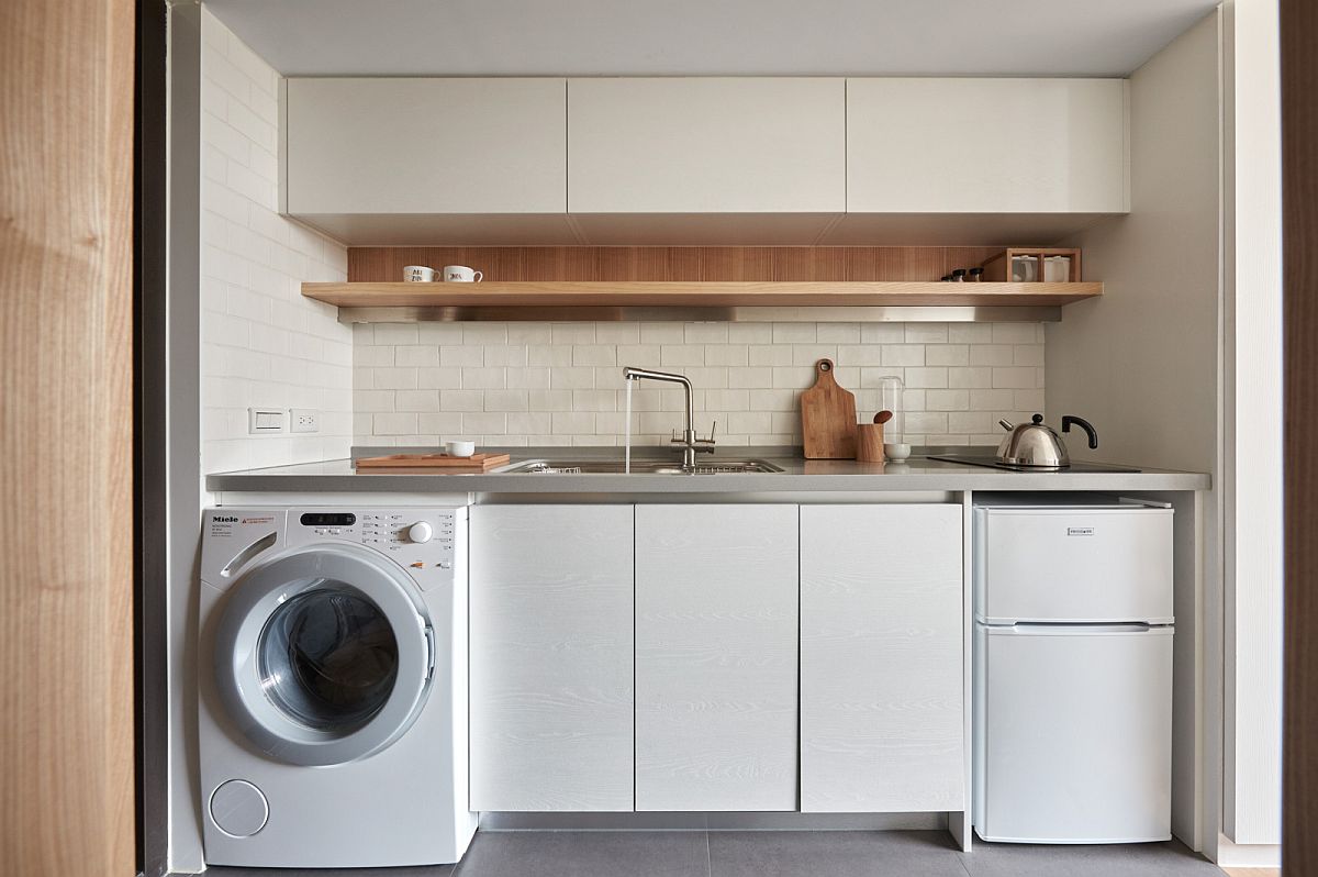 laundry area apartemen tipe studio