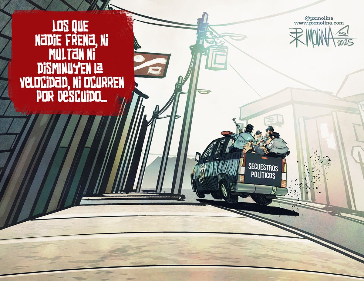 pxmolina's tweet image. #Nicaragua Si los guarangos persiguen y secuestran no es porque "tengan todo bajo control" todo lo contrario, es porque les aterra que no es y NUNCA será así. Su propio miedo los acusa. La tal "vigilancia" no es signo de valentía sino de "currustaca" como dirían en mi barrio.
