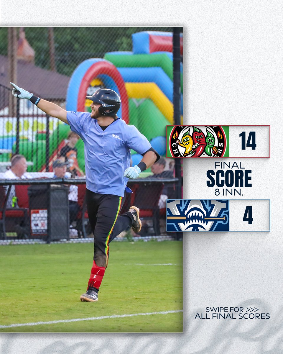 CPLBaseball's tweet image. Numbers don’t lie, and we had some big ones tonight
The @GoChiliPeppers took the @WilsonTobs after 8
#TheFutureIsNow