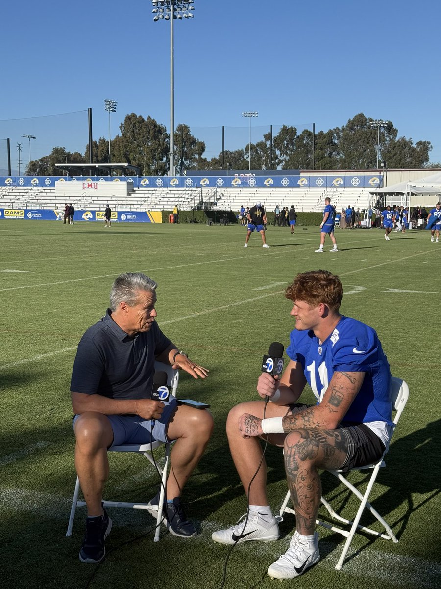 Curt Sandoval (@abc7curt) on Twitter photo Just two Colorado kids talking <a href="/RamsNFL/">Los Angeles Rams</a> football!
Terrance Ferguson left <a href="/oregonfootball/">Oregon Football</a> as the Ducks all time leader in receptions by tight ends! His faith, and commitment to family is as impressive as his football skills!
#abc7eyewitness #NFL #ramshouse Just two Colorado kids talking <a href="/RamsNFL/">Los Angeles Rams</a> football!
Terrance Ferguson left <a href="/oregonfootball/">Oregon Football</a> as the Ducks all time leader in receptions by tight ends! His faith, and commitment to family is as impressive as his football skills!
#abc7eyewitness #NFL #ramshouse