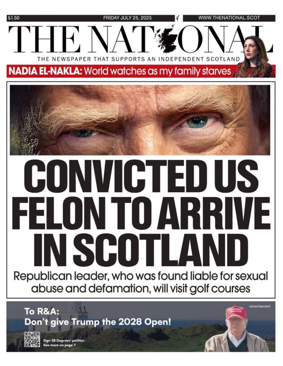 MsMalarkey24's tweet image. In today’s edition of: “The Greatest Country in the History of the World… on the World Stage”
Bravo 🏴