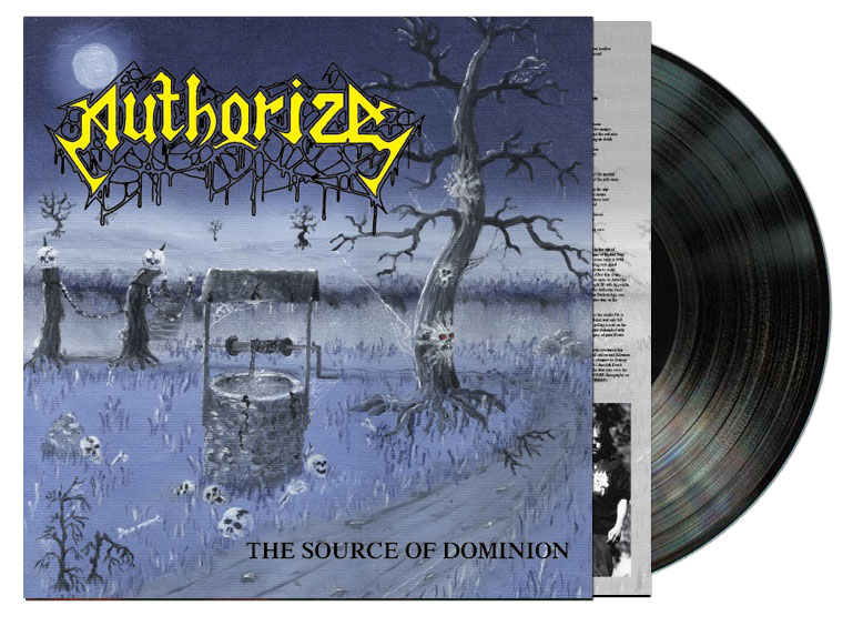 AUTHORIZE "The Source of Dominion" LP in stock now from The Crypt Records.

🇸🇪 200 copies on black vinyl, 150 copies on highlighter yellow vinyl and 150 copies half blue / half yellow Swedish Flag Edition!

🔥 Get it here:
shop-hellsheadbangers.com/item-group.asp…