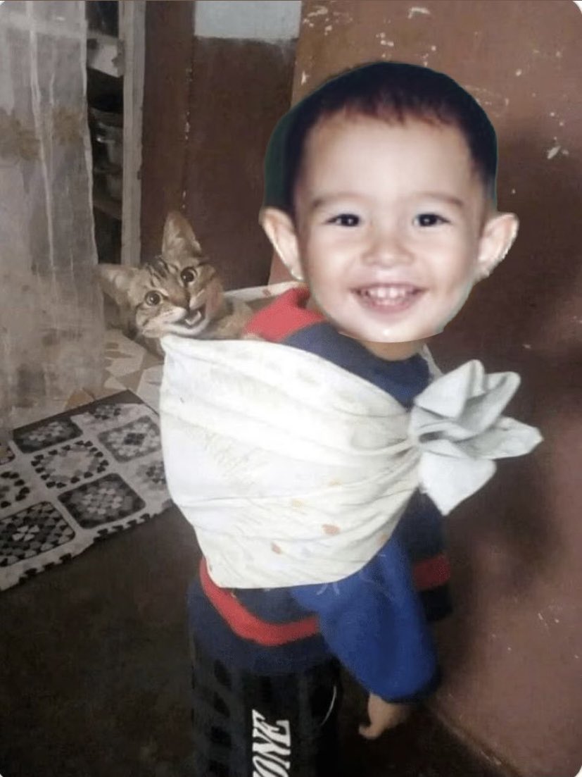 iejpark's tweet photo. @harryvghn Baby cimol with baby cat🐱 https://t.co/oFHTFqxm88