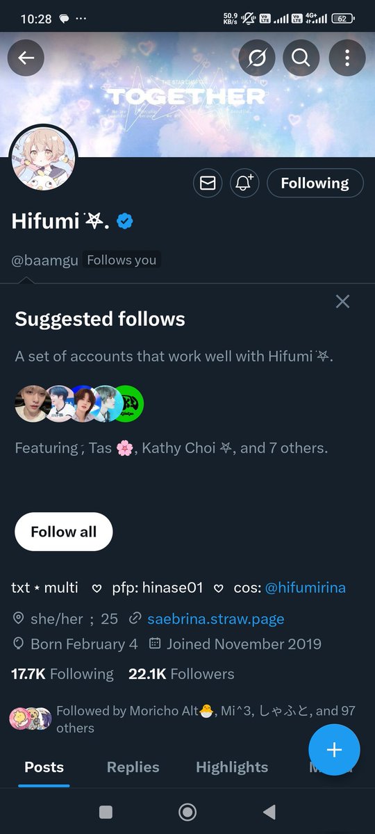 Hii Hifumi partner!!! <a href="/baamgu/">Hifumi ࣪𖤐.</a>