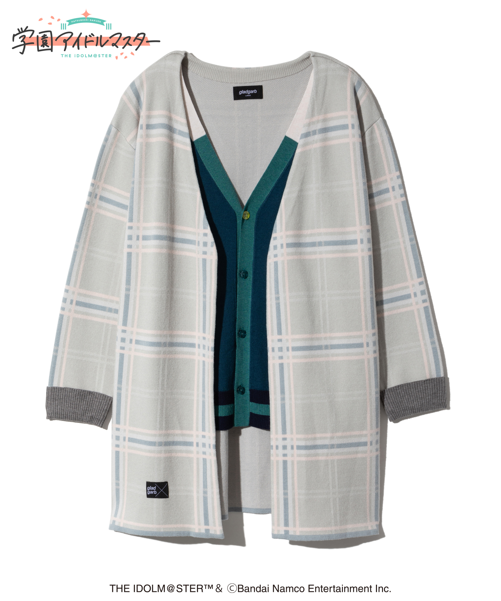 学マス×gladgarb【篠澤広 フーディー(XL 新品)】glamb パーカー バンダイとファッションブランド「glamb」のコラボプロジェクト