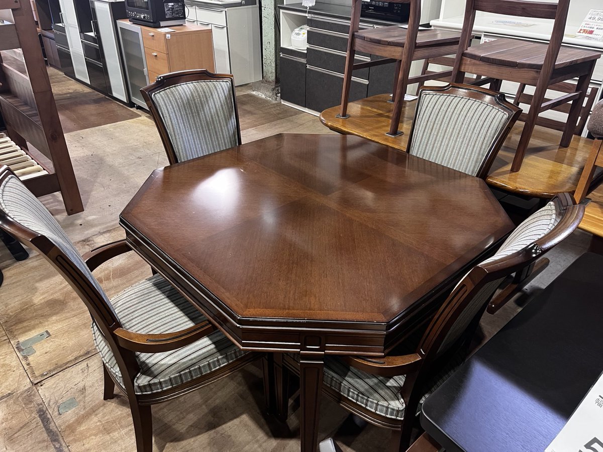 愛品館 市原店】マルニ木工｜地中海ロイヤル｜ダイニング5点セット