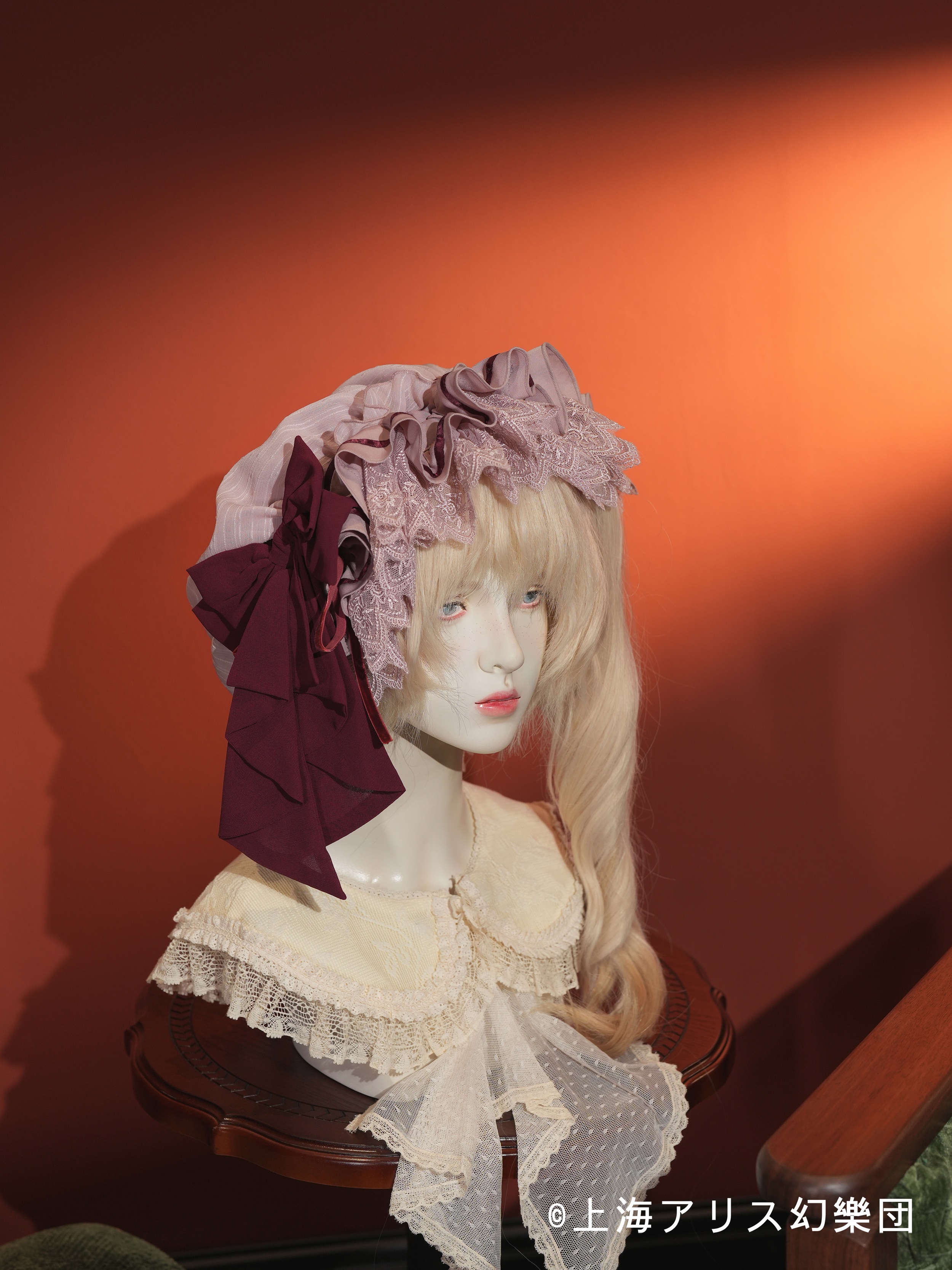 東方Project ×HoshibakoWorks　レミリア　フリルキャップ コラボ商品】東方Project ×HoshibakoWorks レミリア