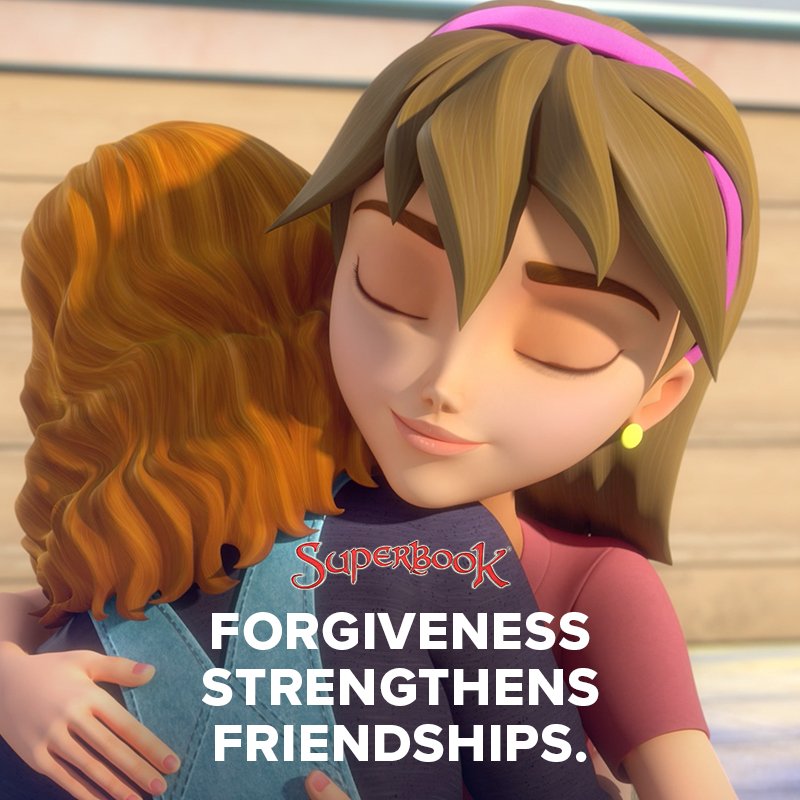 BatangSuperbook's tweet photo. Say no to #FriendshipOver! Here are some #SuperTips to help you forgive your friends ⬇️

❤️ Pray for a forgiving heart
💯 Maging honest sa nararamdaman mo
💬 Makipag-usap nang maayos sa kanila

#StrongerTogether #BeForgiving #TodaysQuote #EncouragingPost https://t.co/Rf8ZgC5ytE