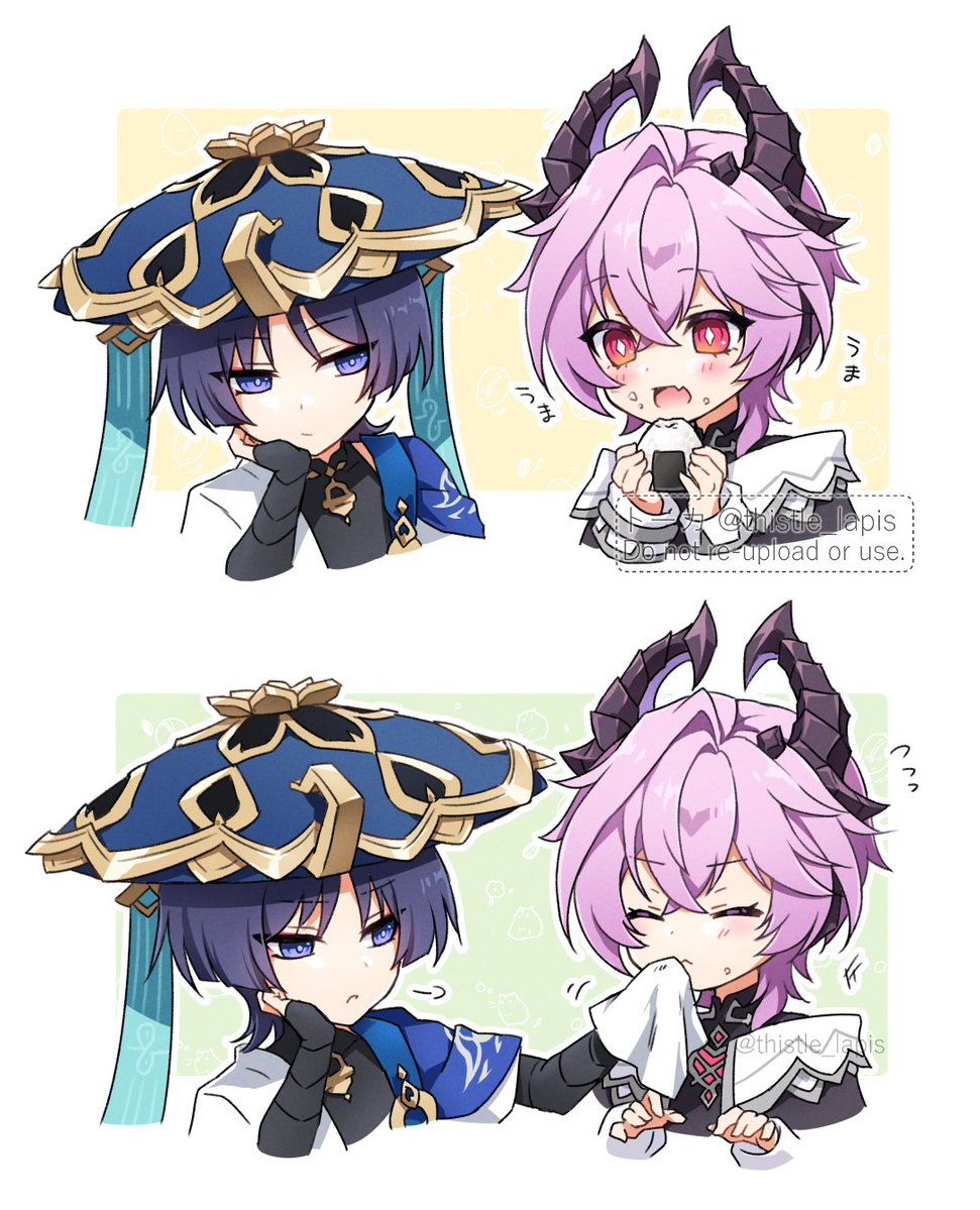 thistle_lapis's tweet image. 仲良ししてくれ～！