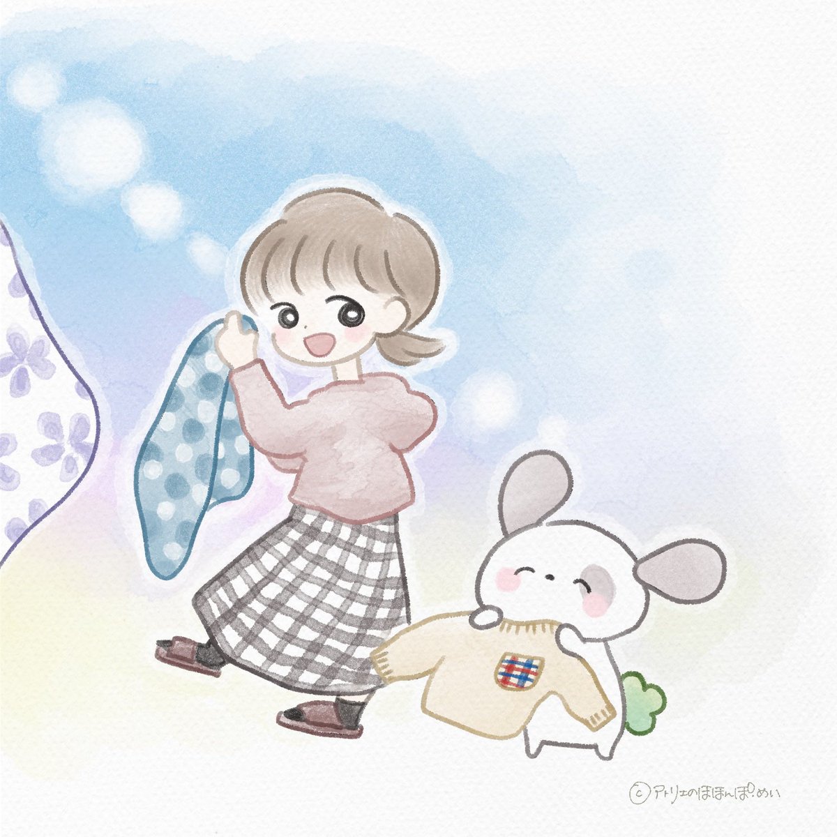 めい|イラストレーター (@mei_nohohompo) on Twitter photo 洗濯物干すの嫌だなー!!
絶対めっちゃ暑いなー!!
頑張れ自分!
※再掲 洗濯物干すの嫌だなー!!
絶対めっちゃ暑いなー!!
頑張れ自分!
※再掲